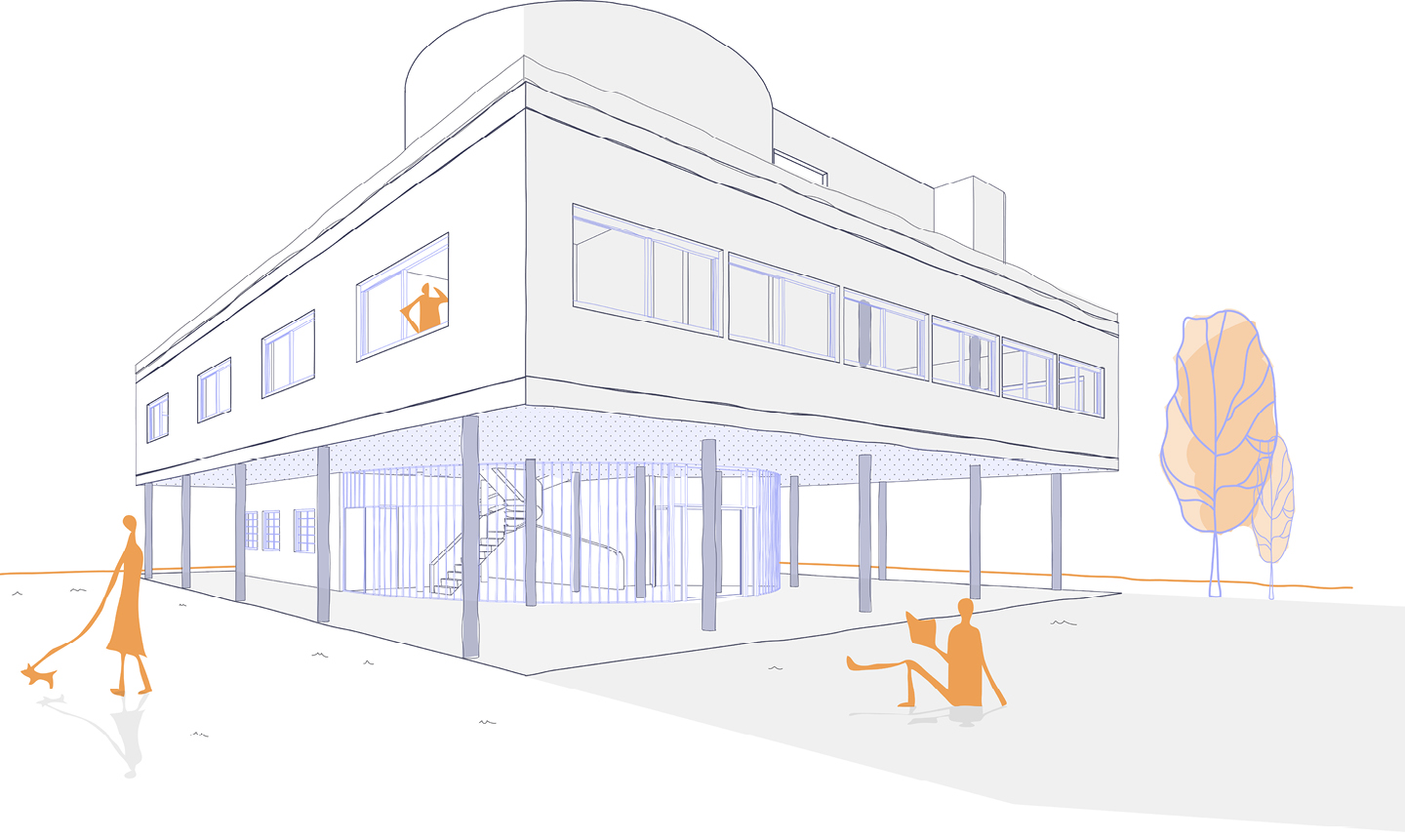 3D architectural view